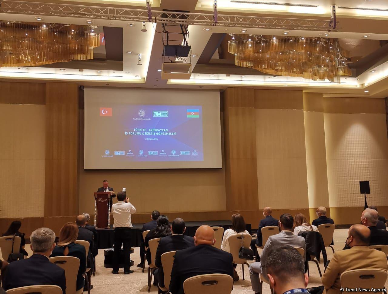 Azerbaijani-Turkish business forum underway in Baku [PHOTO]