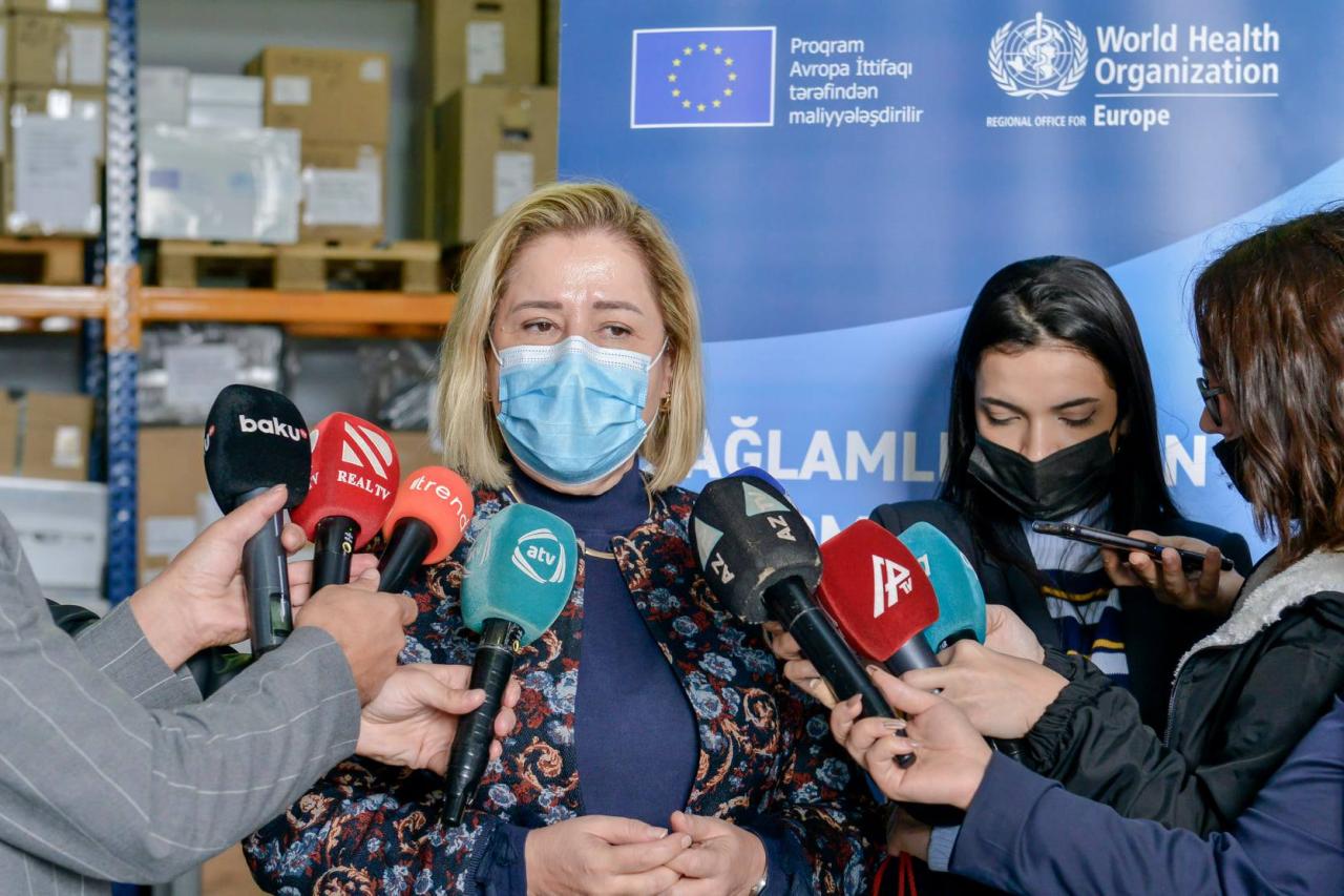 EU, WHO send medical aid to Azerbaijan amid COVID-19 [PHOTO] - Gallery Image