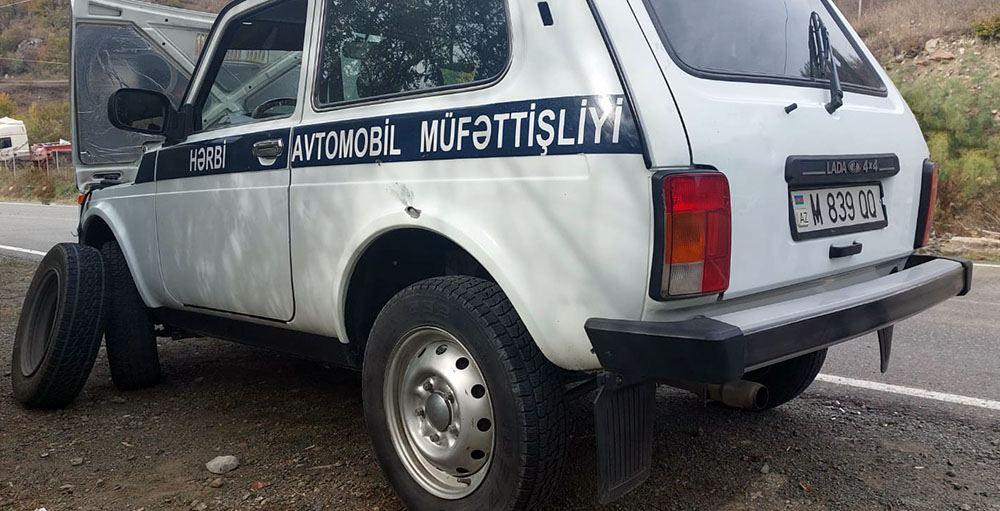 Azerbaijan’s civilian convoy comes under Armenian fire [PHOTO]