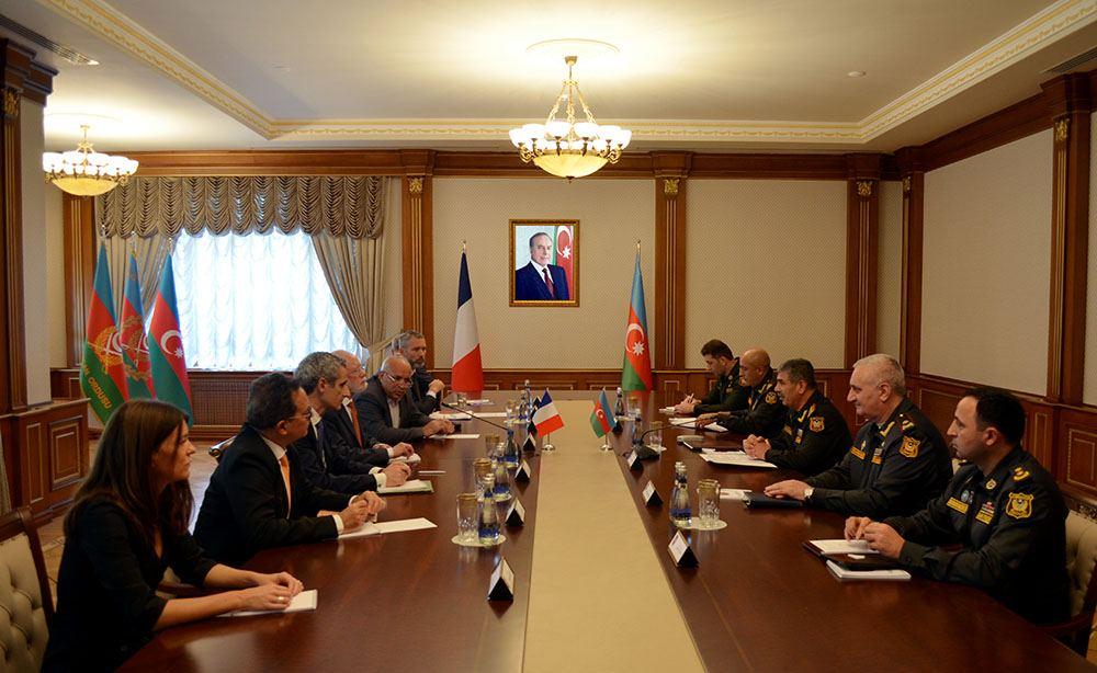 Azerbaijani MoD discusses mine clearing in liberated territories with French delegation [PHOTO]