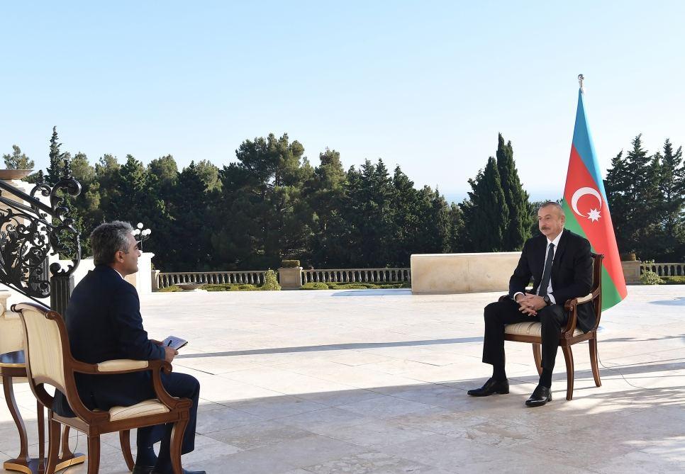 Chronicles of Victory: President Ilham Aliyev interviewed by Turkish A Haber TV channel on October 16, 2020 [PHOTO/VIDEO]