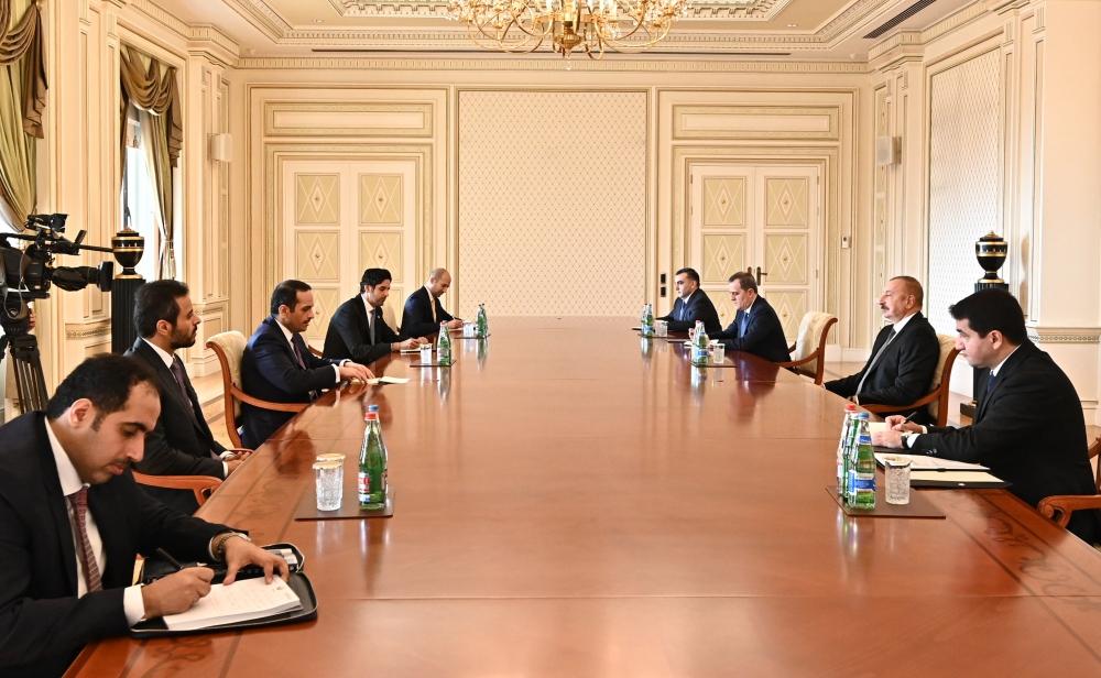 President receives delegation led by Qatari deputy PM