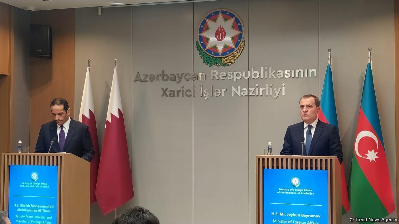 Press conference of Azerbaijani, Qatari FMs [LIVE]