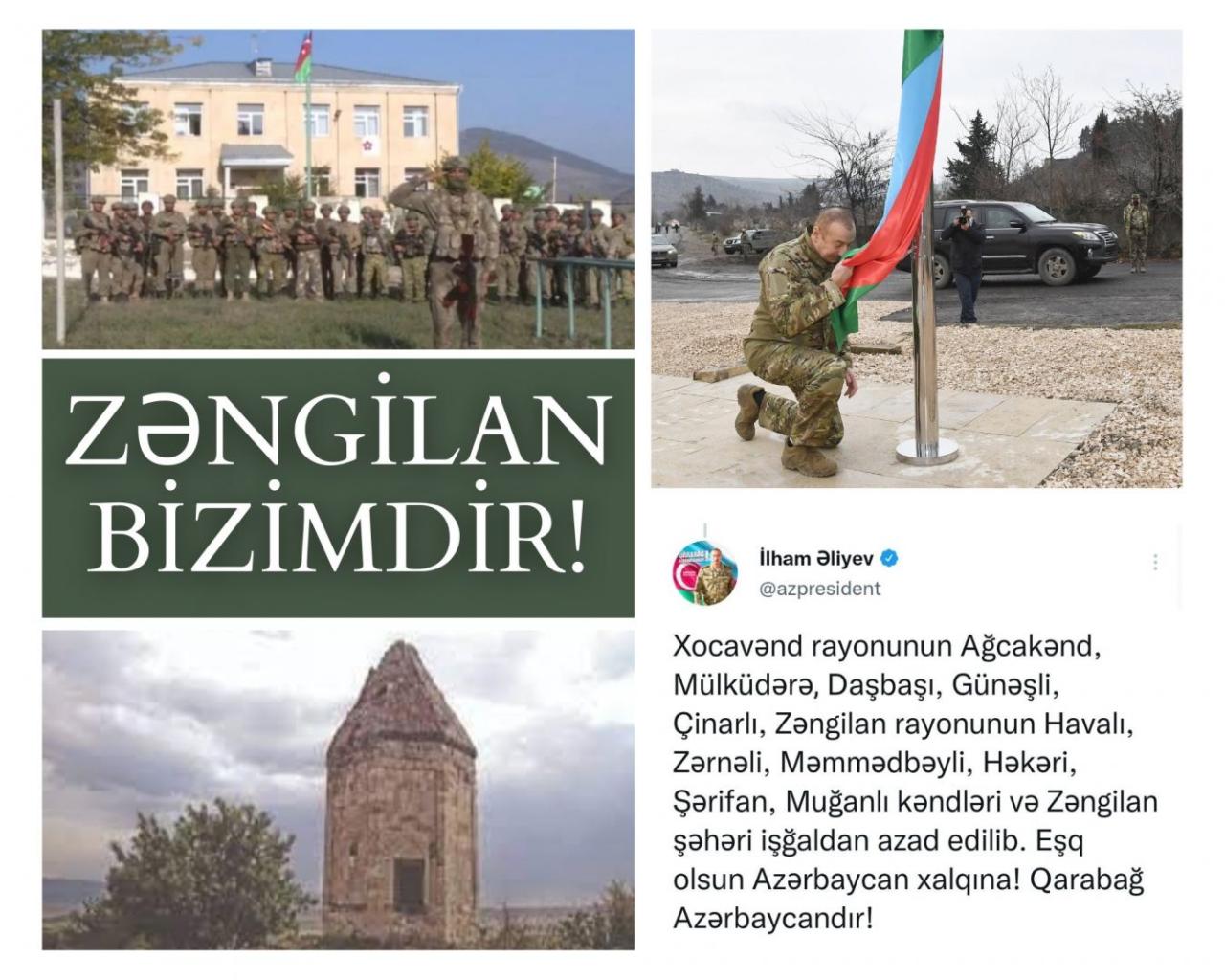 Azerbaijan marks first anniversary of Zangilan's liberation