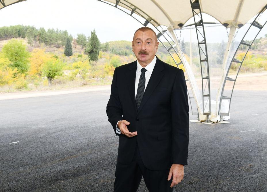 Aliyev: Zangilan to become Azerbaijan's transport, logistical center [PHOTO]