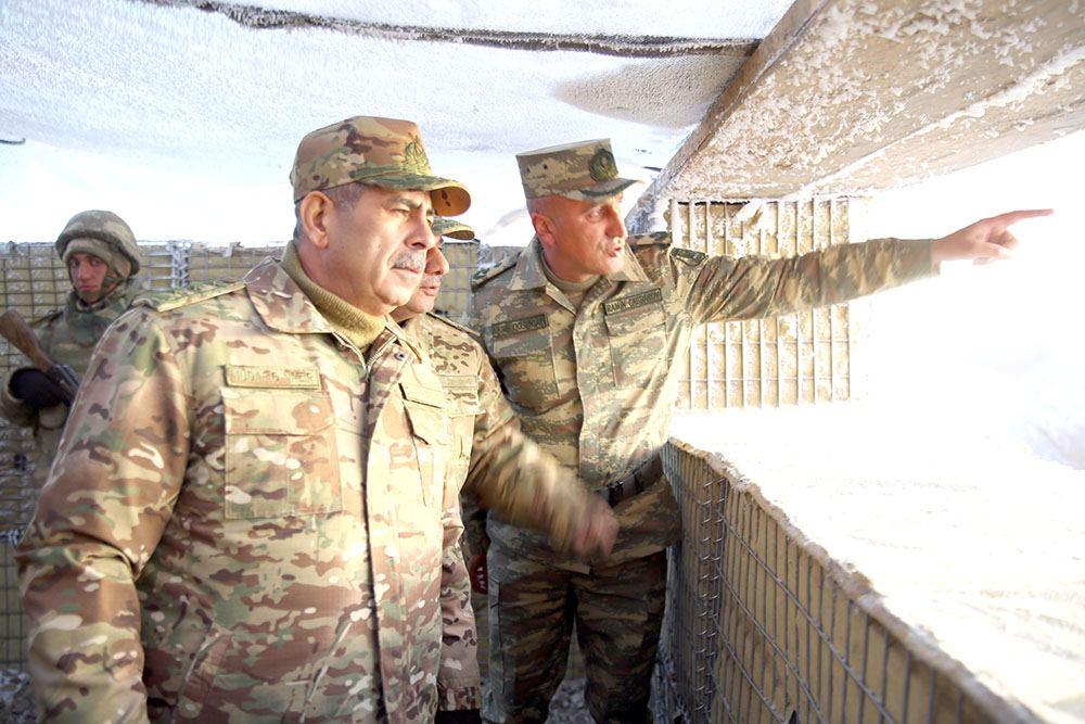 Azerbaijan's MoD inspects combat positions in liberated Kalbajar, Lachin districts [PHOTO] - Gallery Image