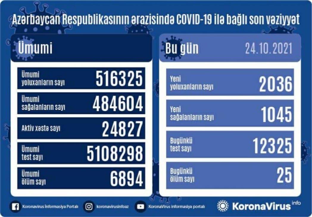 Azerbaijan confirms 2,036 more COVID-19 cases, 1,045 recoveries [PHOTO]