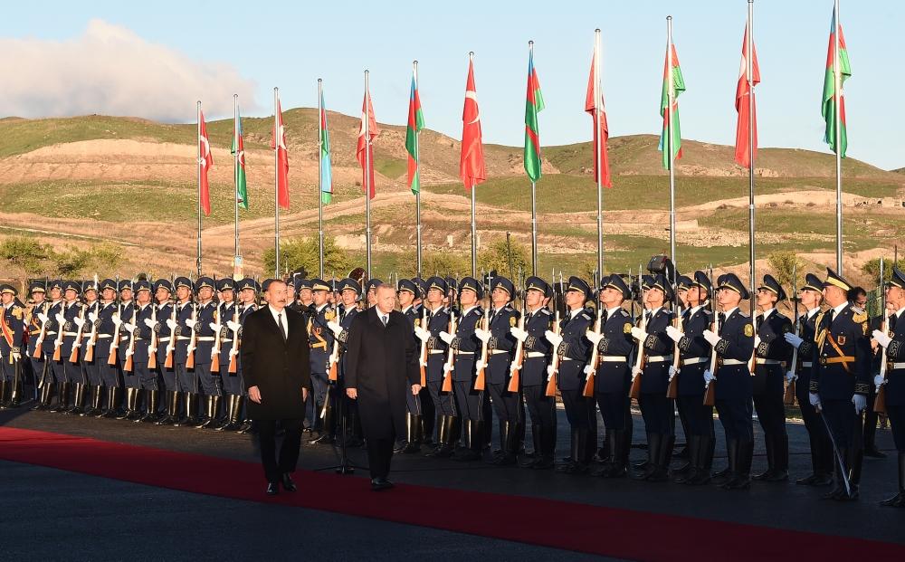 Official welcoming ceremony for Erdogan held in Zangilan [PHOTO]
