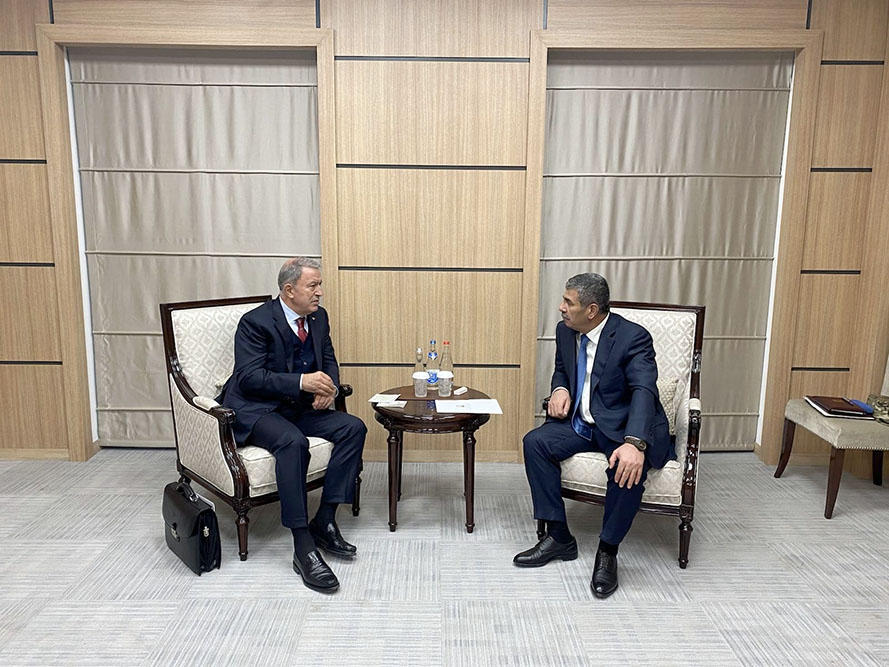 Azerbaijani, Turkish defence chiefs meet in liberated Zangilan