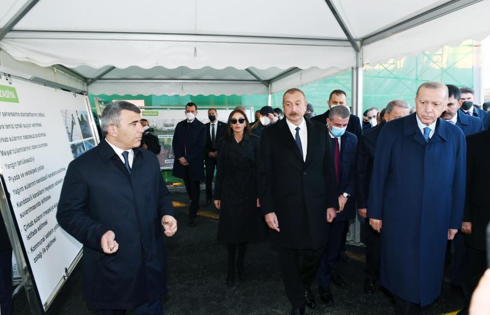 Azerbaijani, Turkish presidents view works done under “smart village” project in Zangilan [PHOTO]