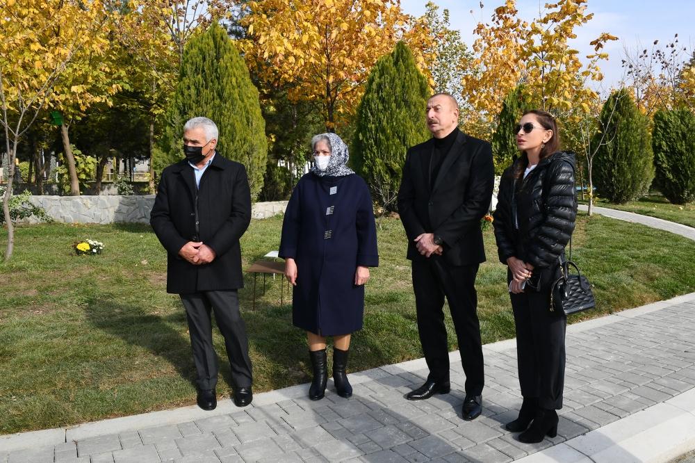 President, First VP view renovated park in Shamakhi [PHOTO]