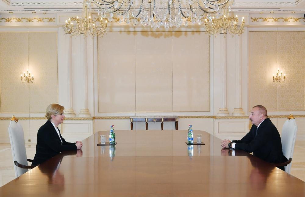 President Aliyev receives former Croatian President