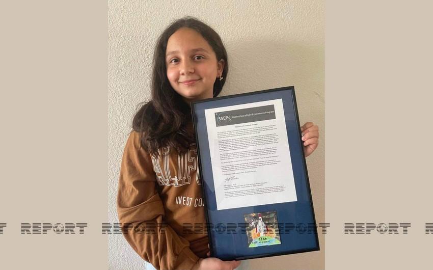 NASA awards Azerbaijani schoolgirl