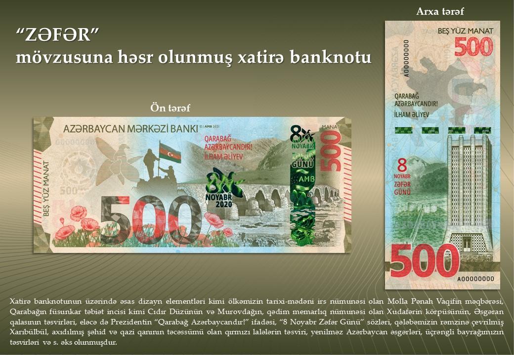 Azerbaijan to issue Victory Day commemorative currency [PHOTO]