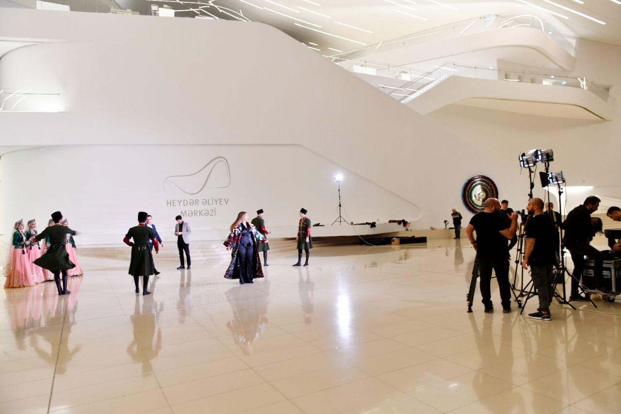 Heydar Aliyev Center gets ready for Victory Day concert [PHOTO]