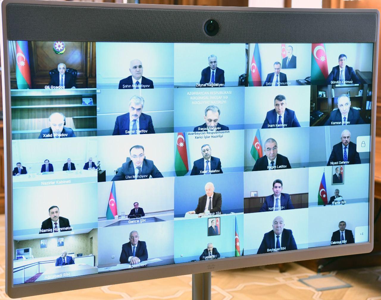 Azerbaijan holds meeting on results of work of state commission on elimination of consequences of Armenia’s aggression - Gallery Image