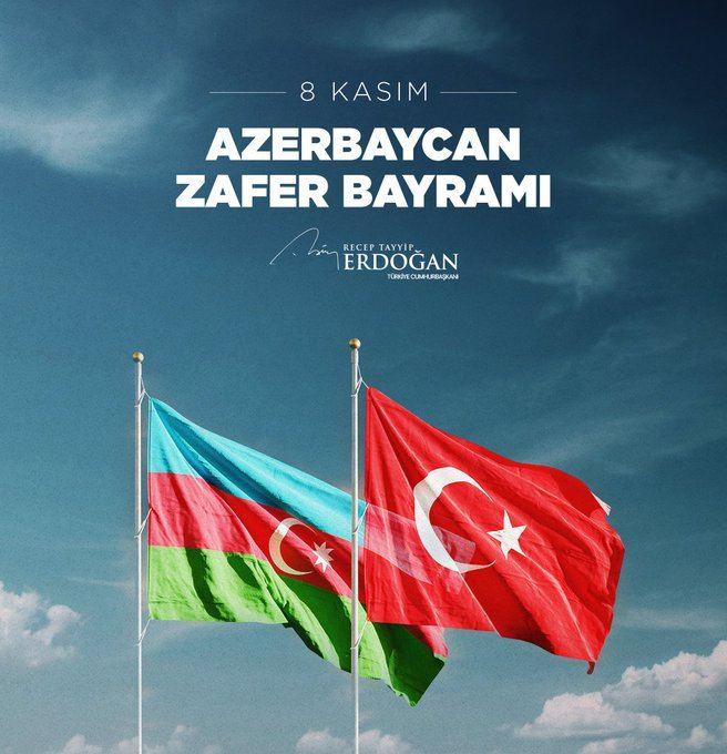 Turkish president congratulates Azerbaijan with Victory Day [UPDATE] - Gallery Image