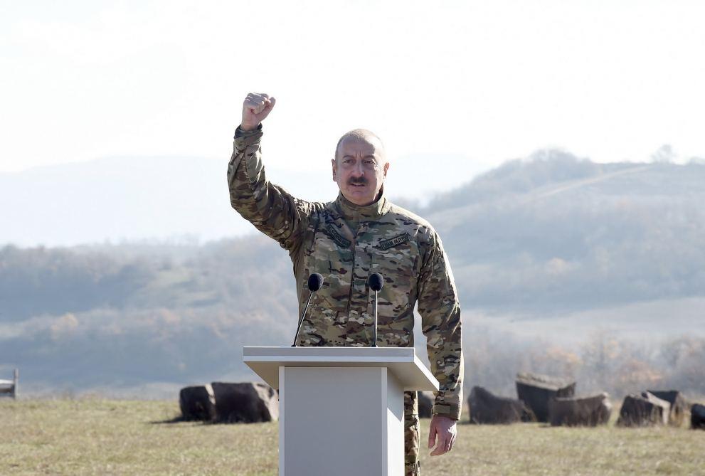 Armenia will live forever with mark of defeated nation and state - Azerbaijani president