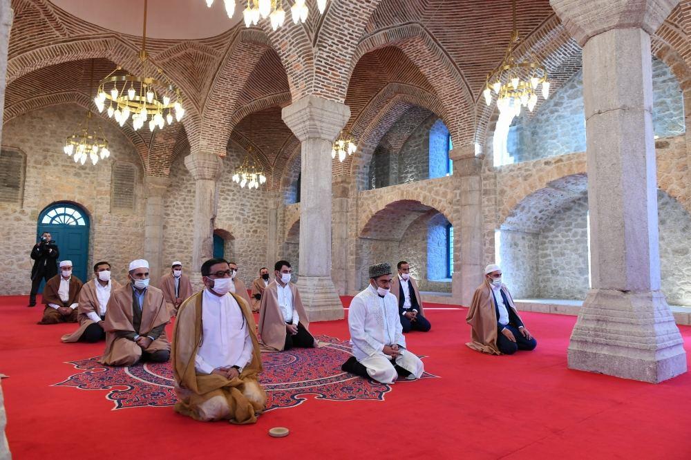 Thanksgiving prayer performed at Yukhari Govhar Agha mosque in Shusha [PHOTO]