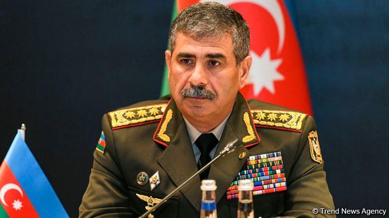 Azerbaijani defense minister leaves for Moscow