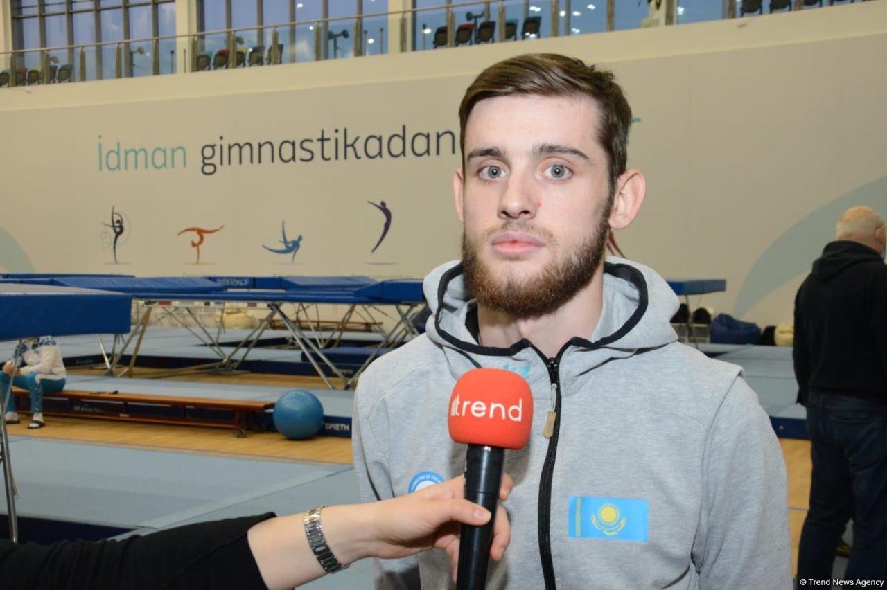 Kazakh athlete lauds competitions organized by Azerbaijan Gymnastics Federation