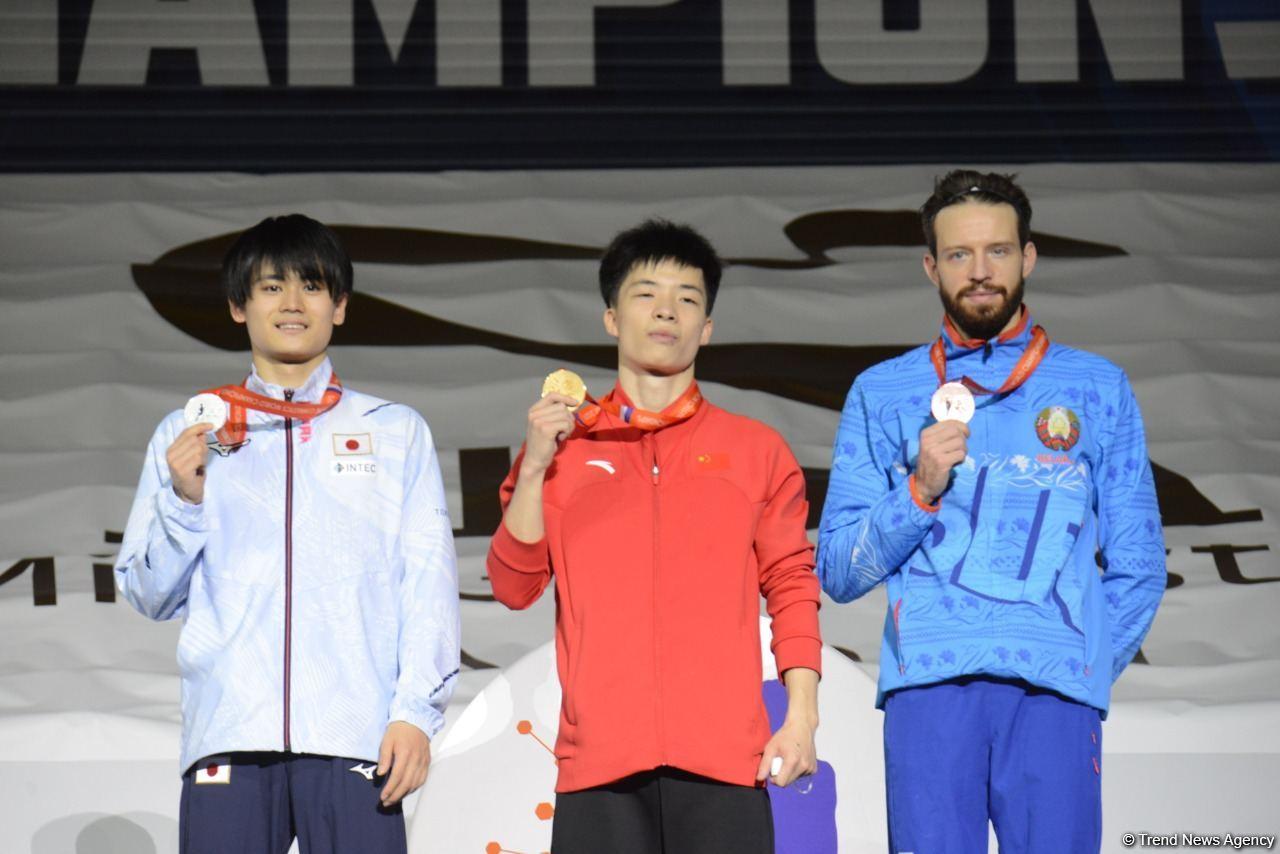 Baku holds award ceremony of winners in individual trampoline jumping of 35th FIG World Championships [PHOTO]