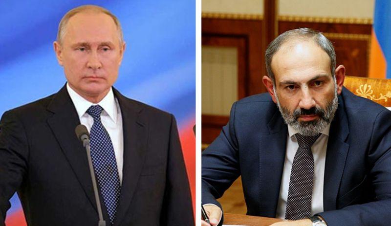 Russian president, Armenian PM discuss situation in Karabakh