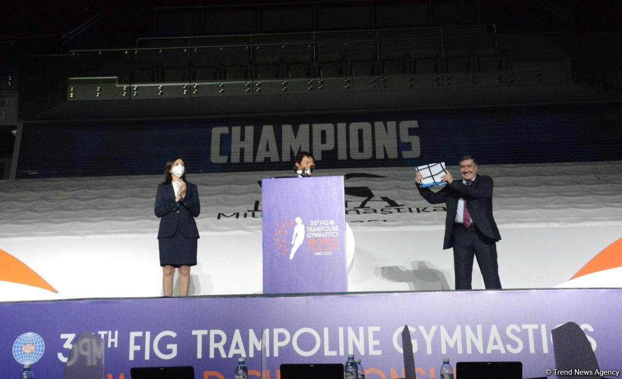 Baku holds closing ceremony of 35th FIG Trampoline Gymnastics World Championships [PHOTO] - Gallery Image