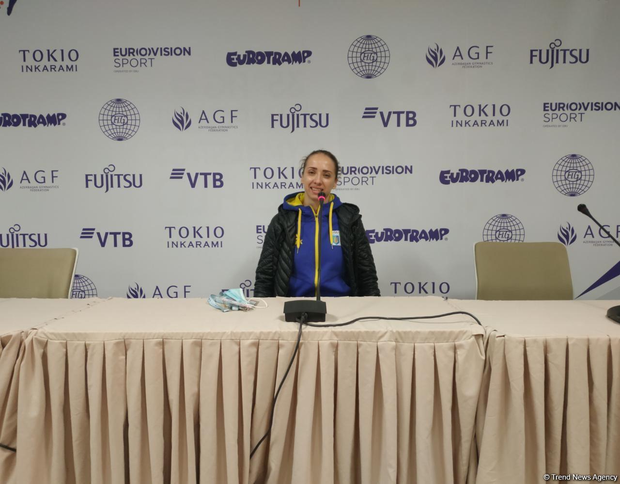 National Gymnastics Arena in Baku is like my own - Ukrainian athlete