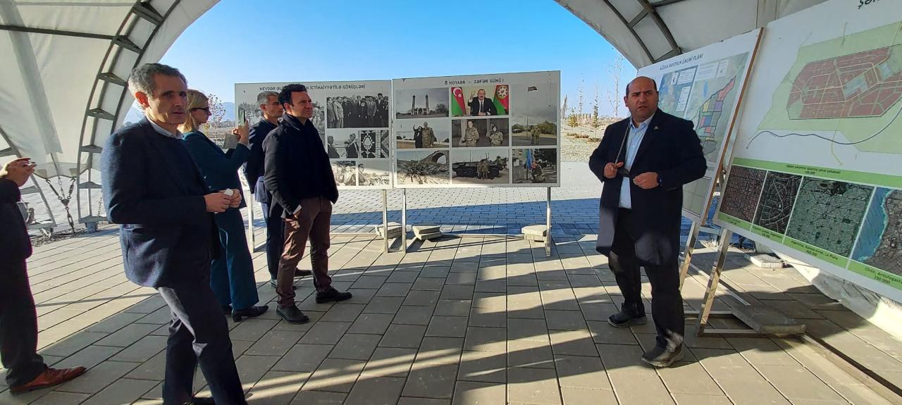 French envoy views Armenian destructions  in Aghdam [PHOTO] - Gallery Image