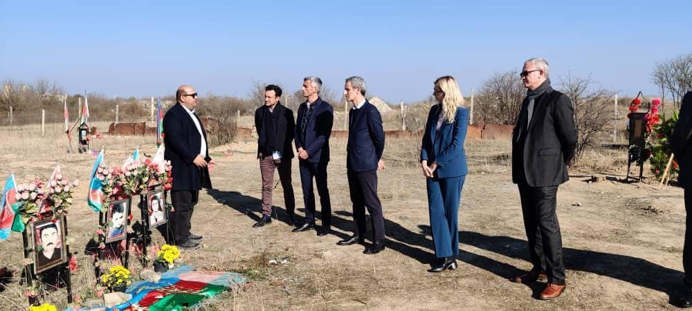 French envoy views Armenian destructions  in Aghdam [PHOTO]