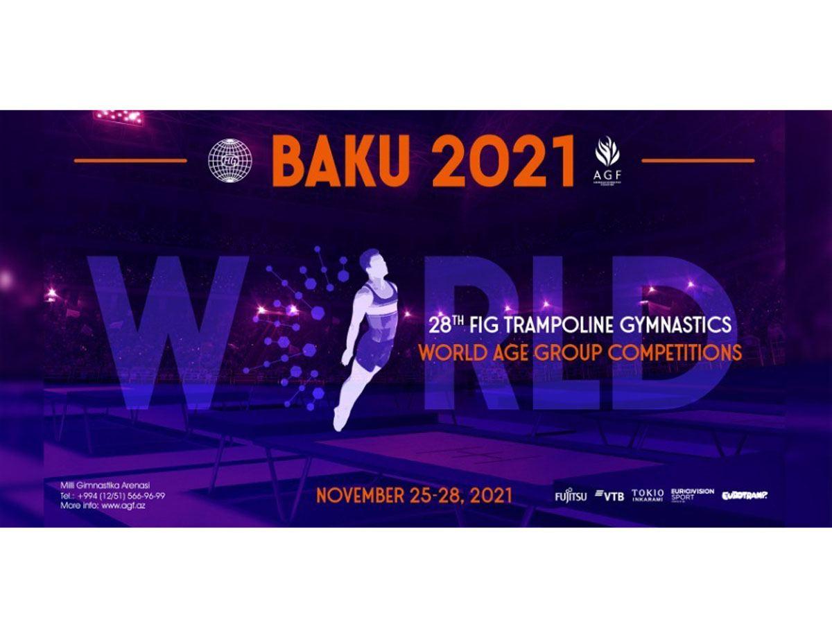 Gymnasts reaching finals in tumbling at 28th FIG World Age Group Competitions named in Baku
