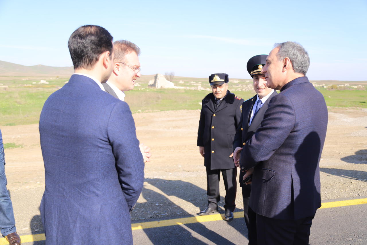 Azerbaijani, Turkish prosecutors-general visit liberated Shusha, Fuzuli [PHOTO] - Gallery Image