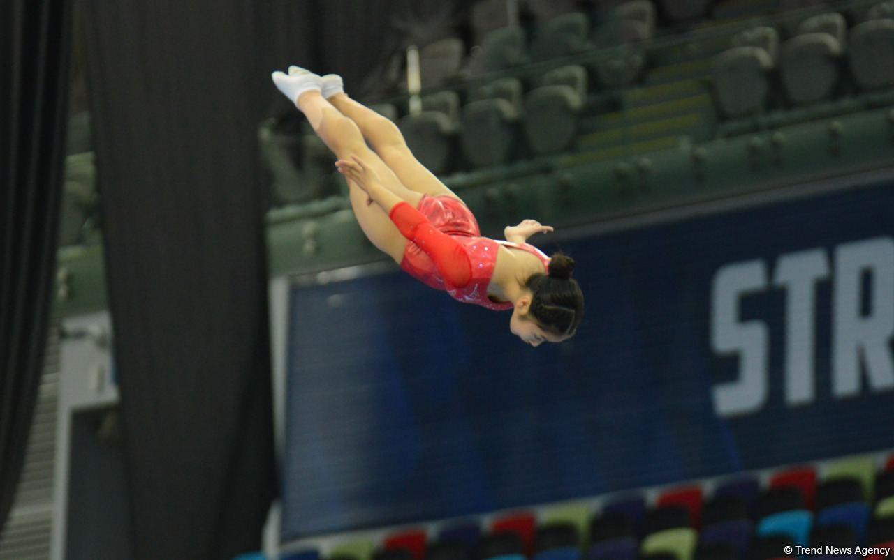 Finalists in individual trampoline jumping announced at 28th FIG World Age Group Competitions in Baku