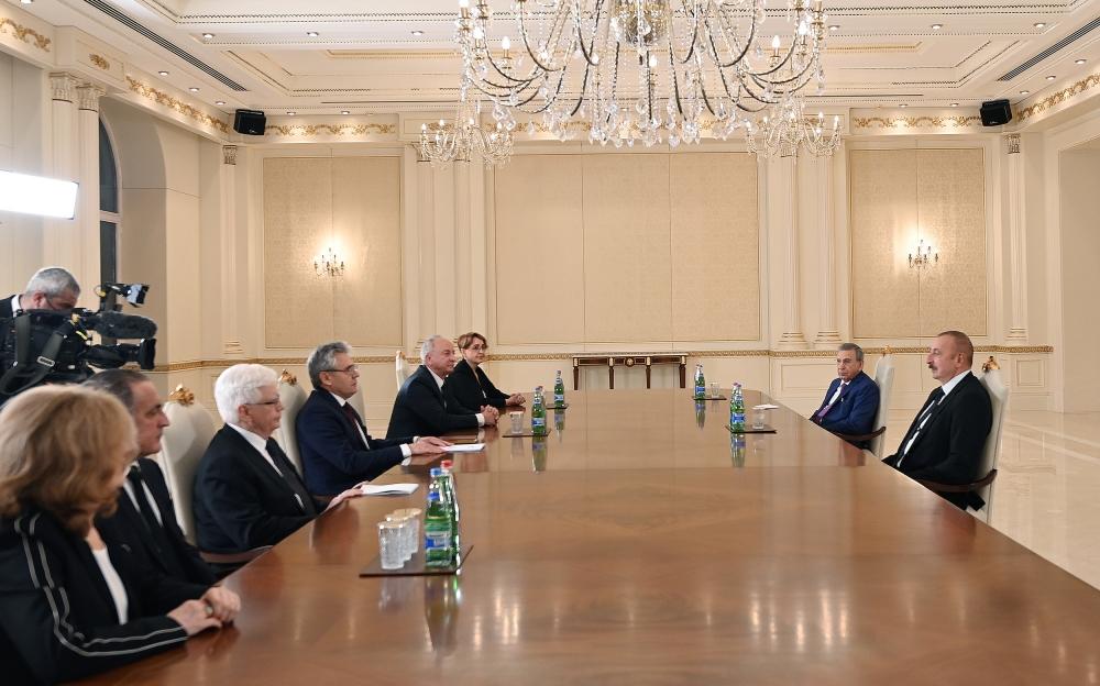 Aliyev received delegation led by President of Russian Academy of Sciences [PHOTO/VIDEO] - Gallery Image