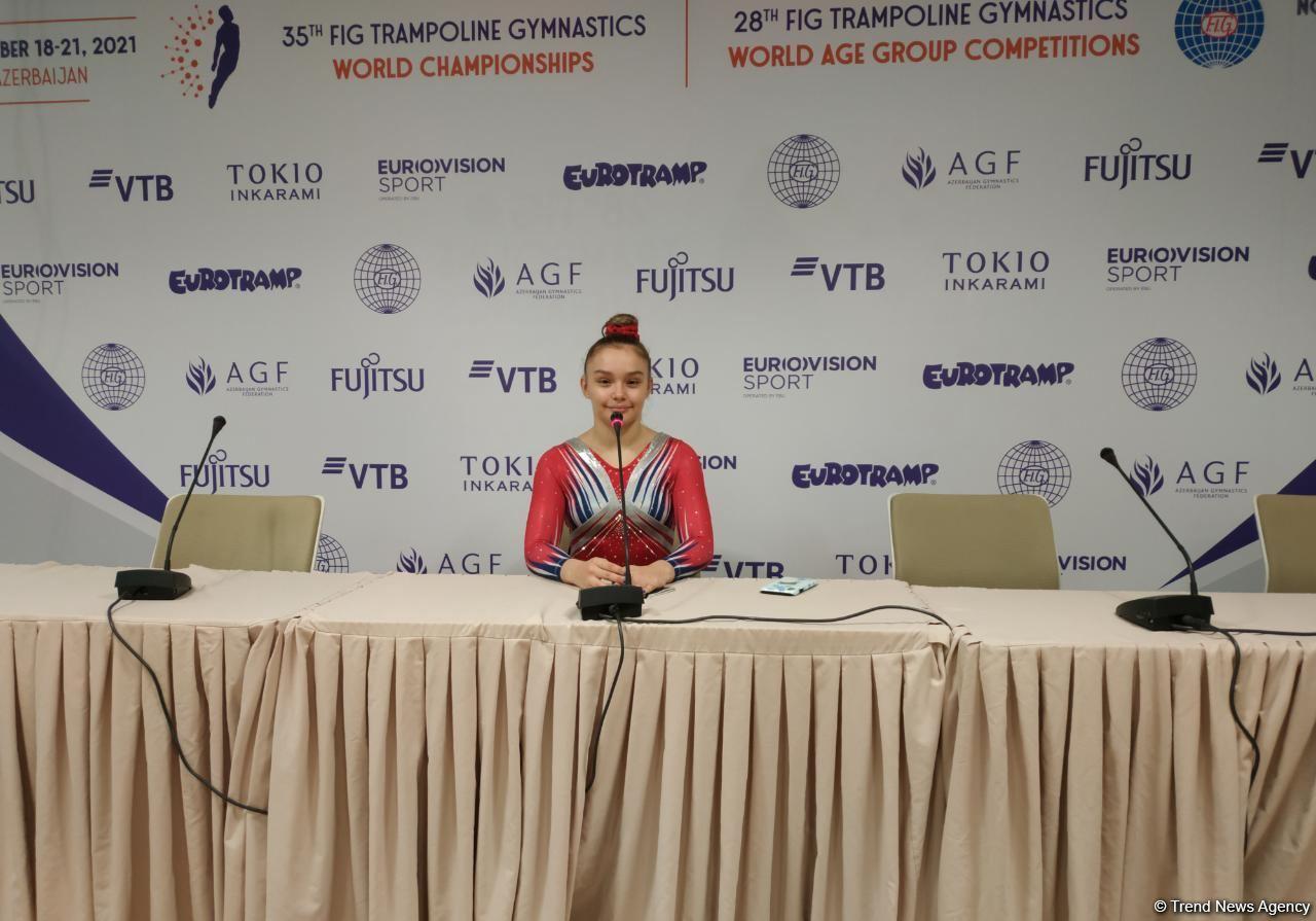 US gymnast talks about training for 28th FIG World Age Group Competitions in Baku