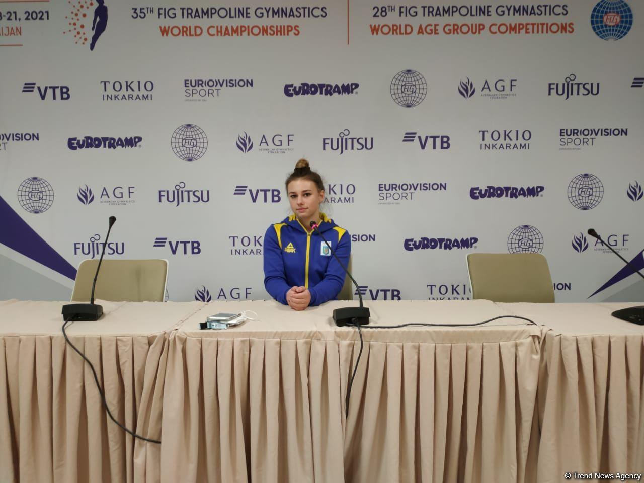 Baku creates excellent conditions at 28th FIG World Age Group Competitions – Ukrainian gymnast