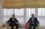 Azerbaijani, Turkish FMs meet at Economic Cooperation Council's meeting in Ashgabat