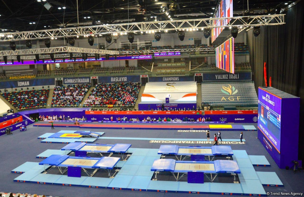 Finalists in synchronized trampoline jumping among men and women announced at 28th FIG World Age Group Competitions in Baku