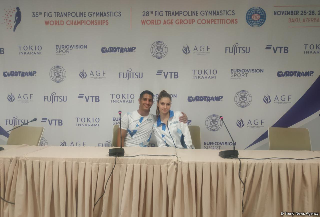 We feel very comfortable in National Gymnastics Arena in Baku - Israeli athletes