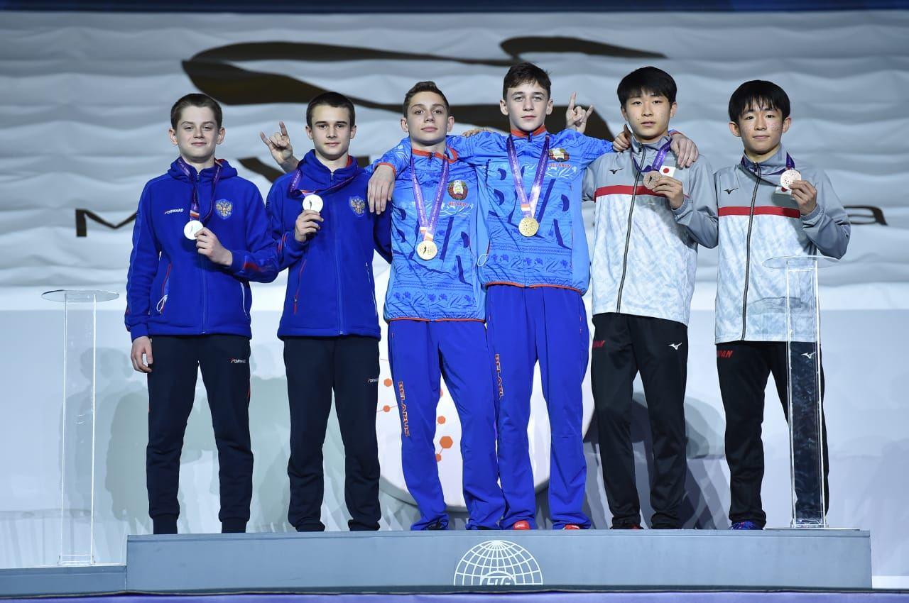Awarding ceremony third day held as part of 28th FIG Trampoline Gymnastics World Age Group Competitions in Baku [PHOTO]