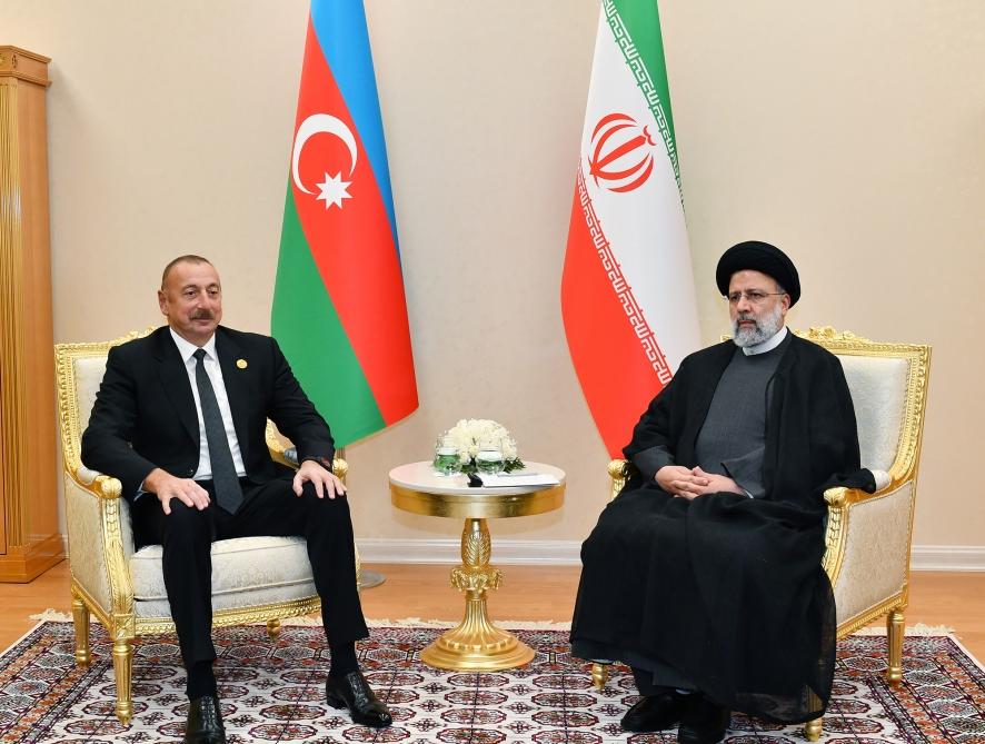 President Ilham Aliyev meets with Iranian President Seyyed Ebrahim Raisi [UPDATE] - Gallery Image