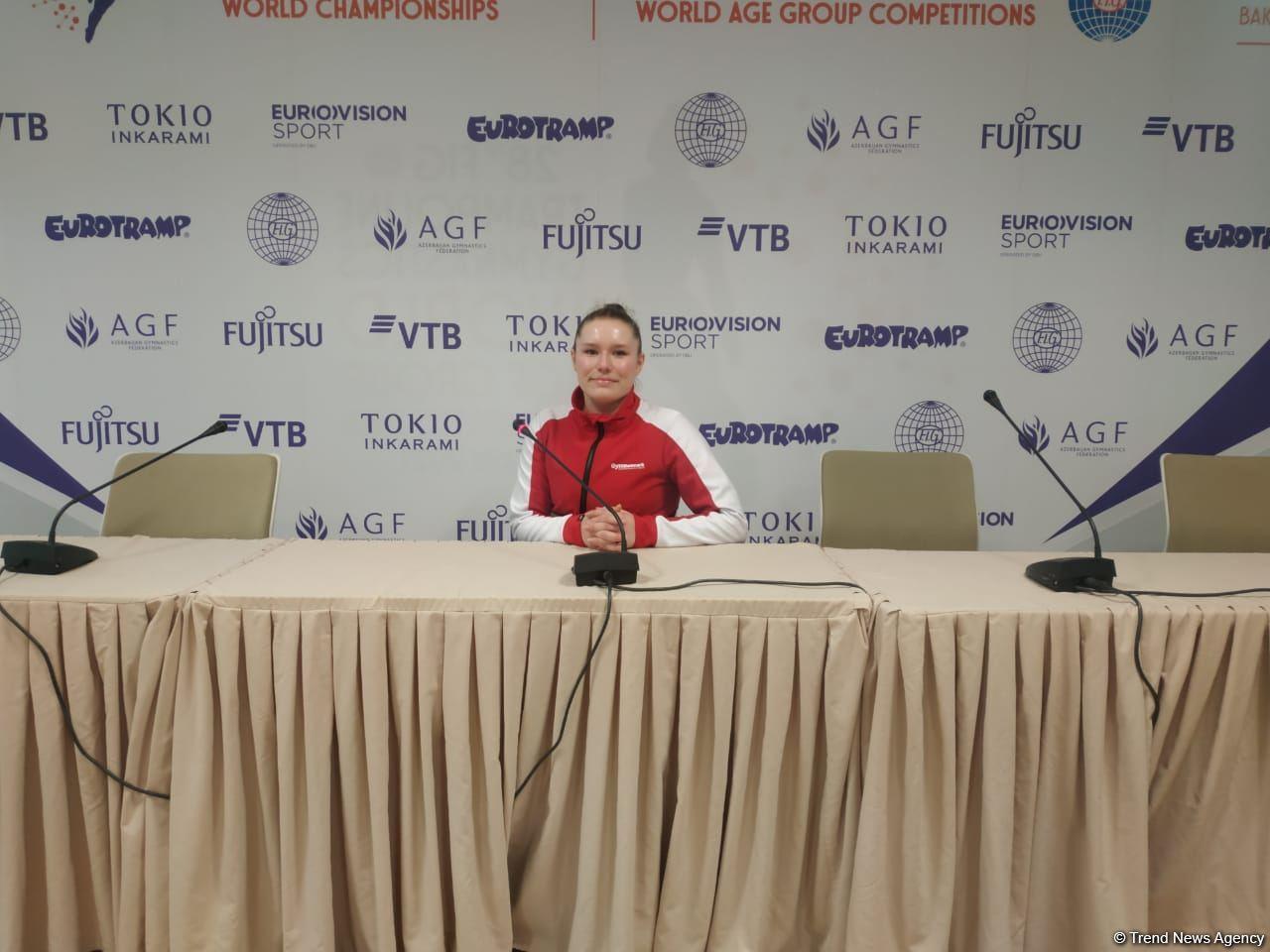 Prepared hard for the 28th World Competition in Baku - athlete from Denmark