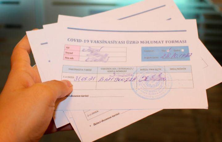 Azerbaijan's  COVID-19 vaccine certificates have no expiry date