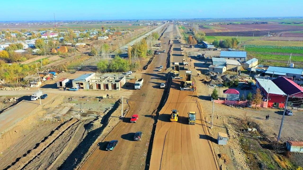Azerbaijan rapidly continues construction of Barda-Aghdam highway [PHOTO]