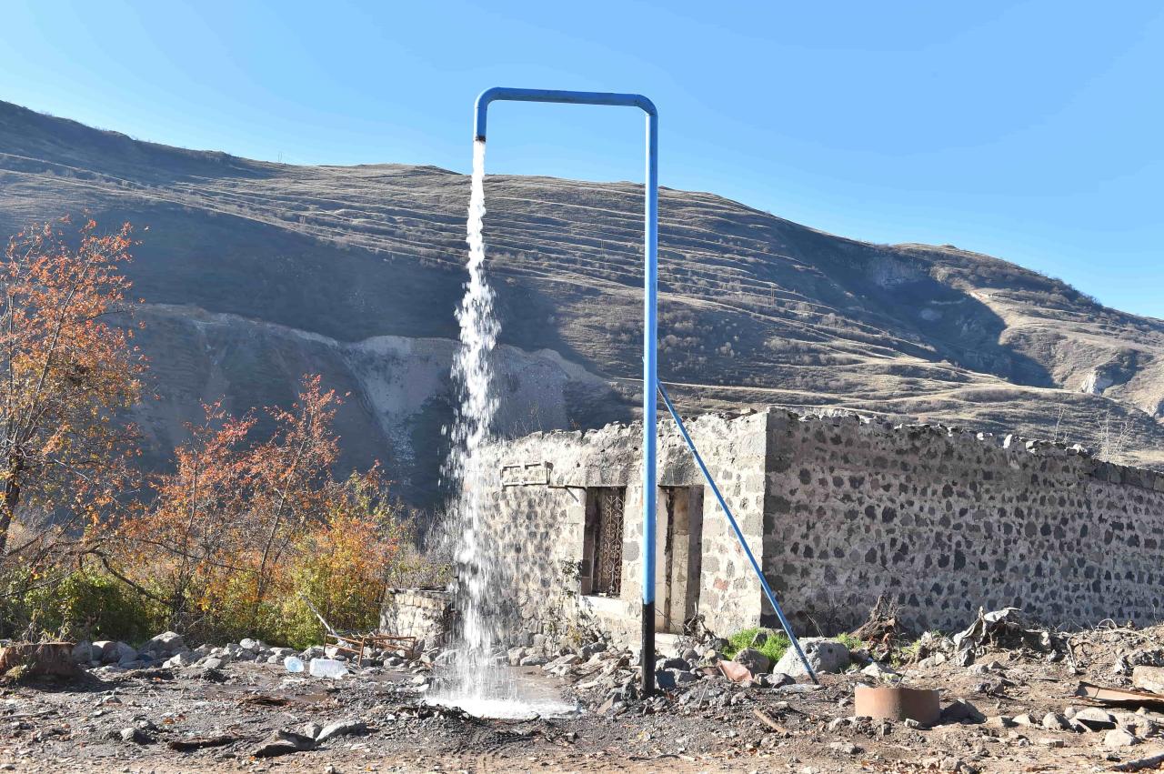 Azerbaijan supplies liberated Lachin with water [PHOTO] - Gallery Image