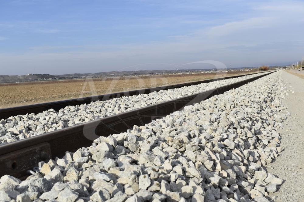 Azerbaijan reconstructs railway in liberated lands [PHOTO]