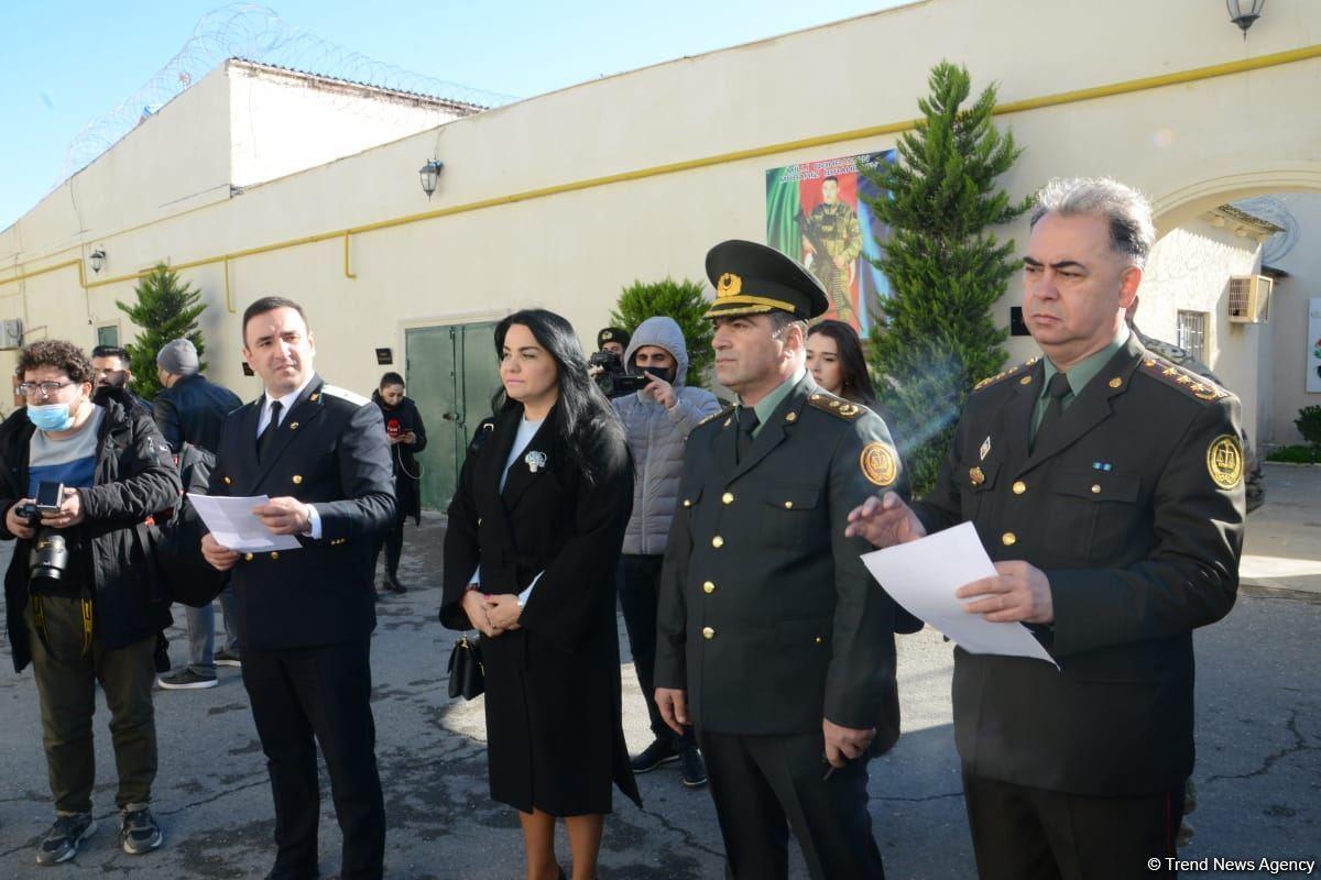 Azerbaijan releases 122 prisoners from correctional institution within amnesty act [PHOTO]