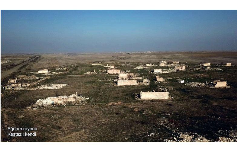 MoD shares video from  Aghdam's Keshtazli village [VIDEO]