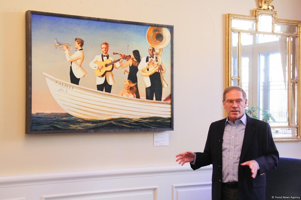 In the world of arts: report from evening at residence of US Ambassador to Azerbaijan - Gallery Image